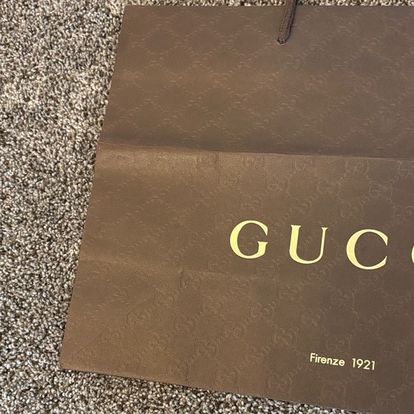 Gucci Dark Brown Logo Tote - Picture 4 of 10